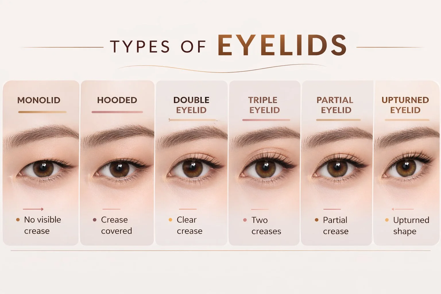 Types of Eyelids
